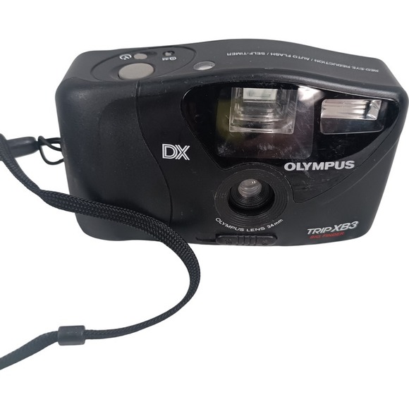 Olympus Other - Olympus Trip XB3 Big Finder Black 34mm Lens Built in Flash Film Shoot Camera if